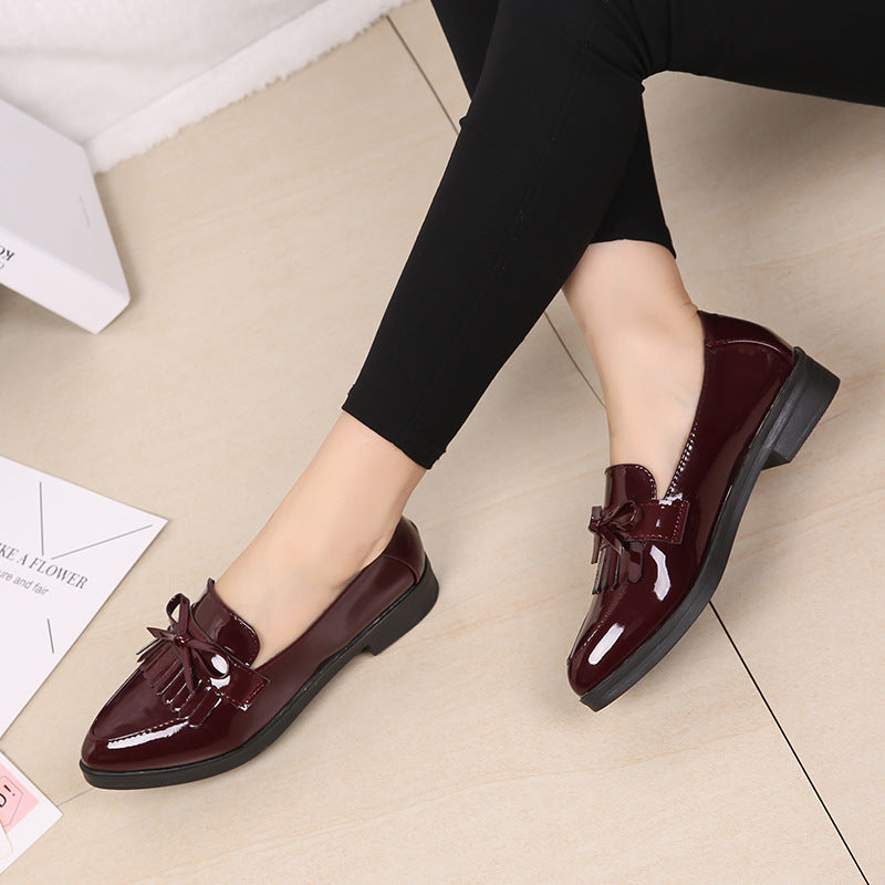 ROSELY Faux Leather Slip On Loafer