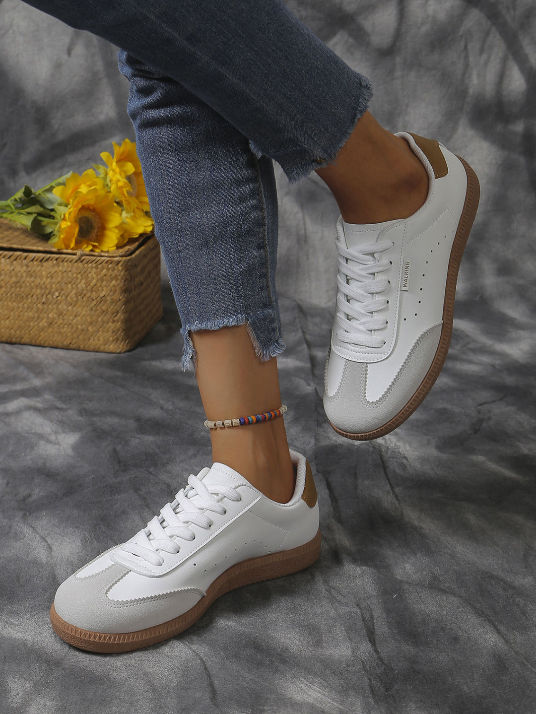 ROSELY Flat Lace-Up Trainers