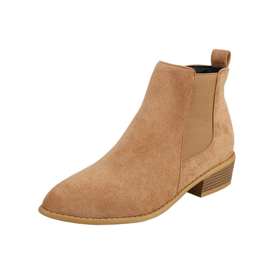 ROSELY Suede Heeled Chelsea Boots