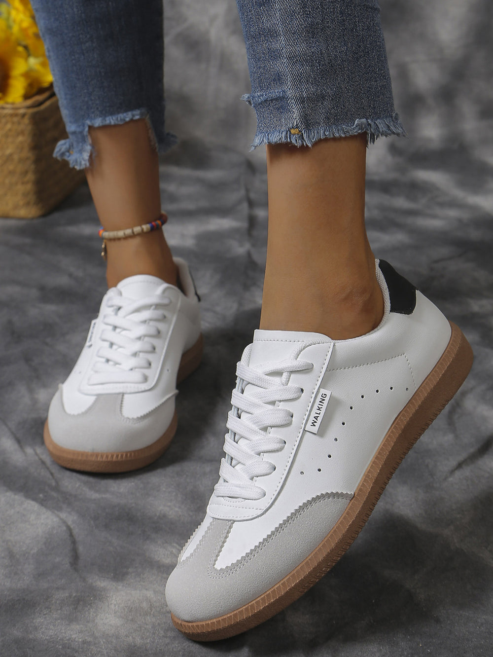 ROSELY Flat Lace-Up Trainers